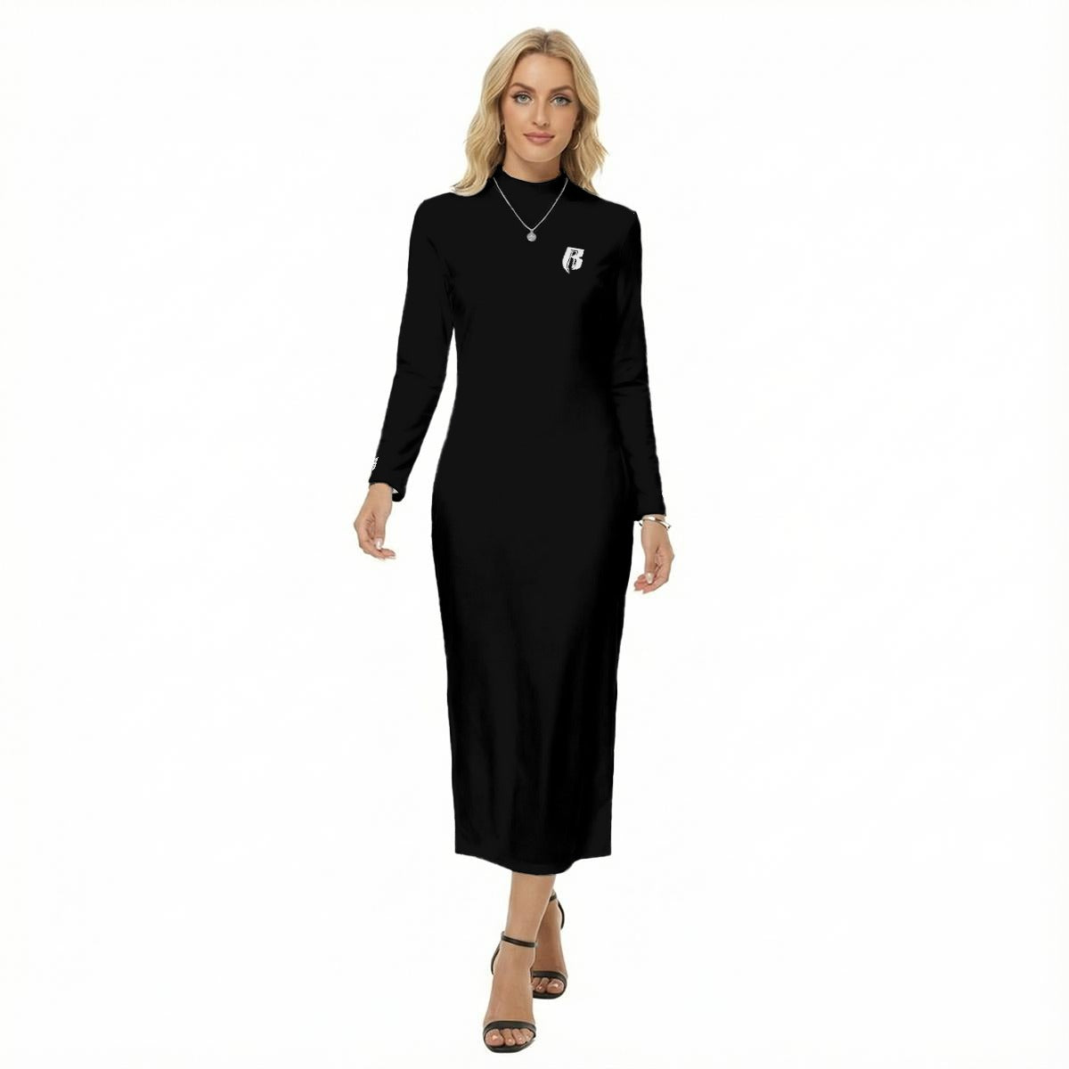 RR Hip Dress With Black Zipper