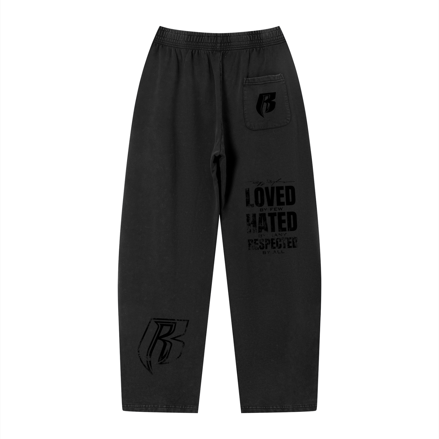 Unisex Vintage Wash Loose Ruff Ryder Sweatpants