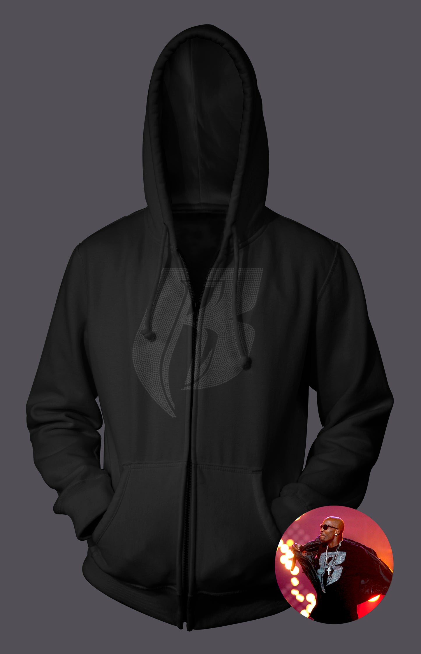 Ruff Ryders DMX Blinged out Hoodie