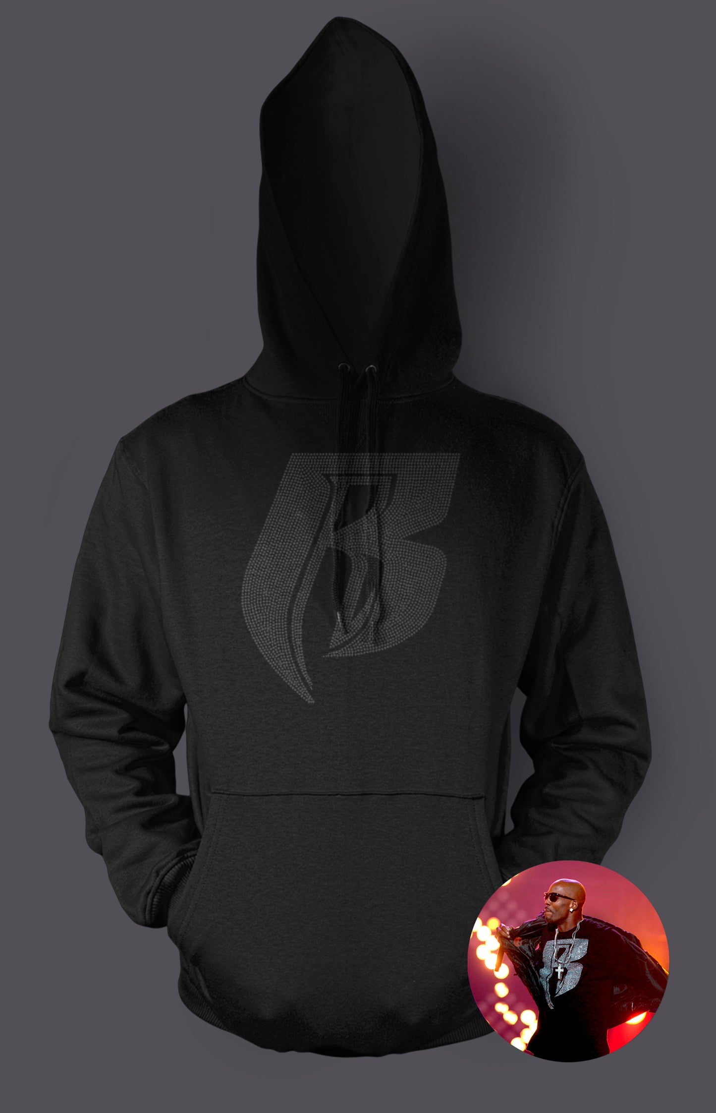 Ruff Ryders DMX Blinged out Hoodie