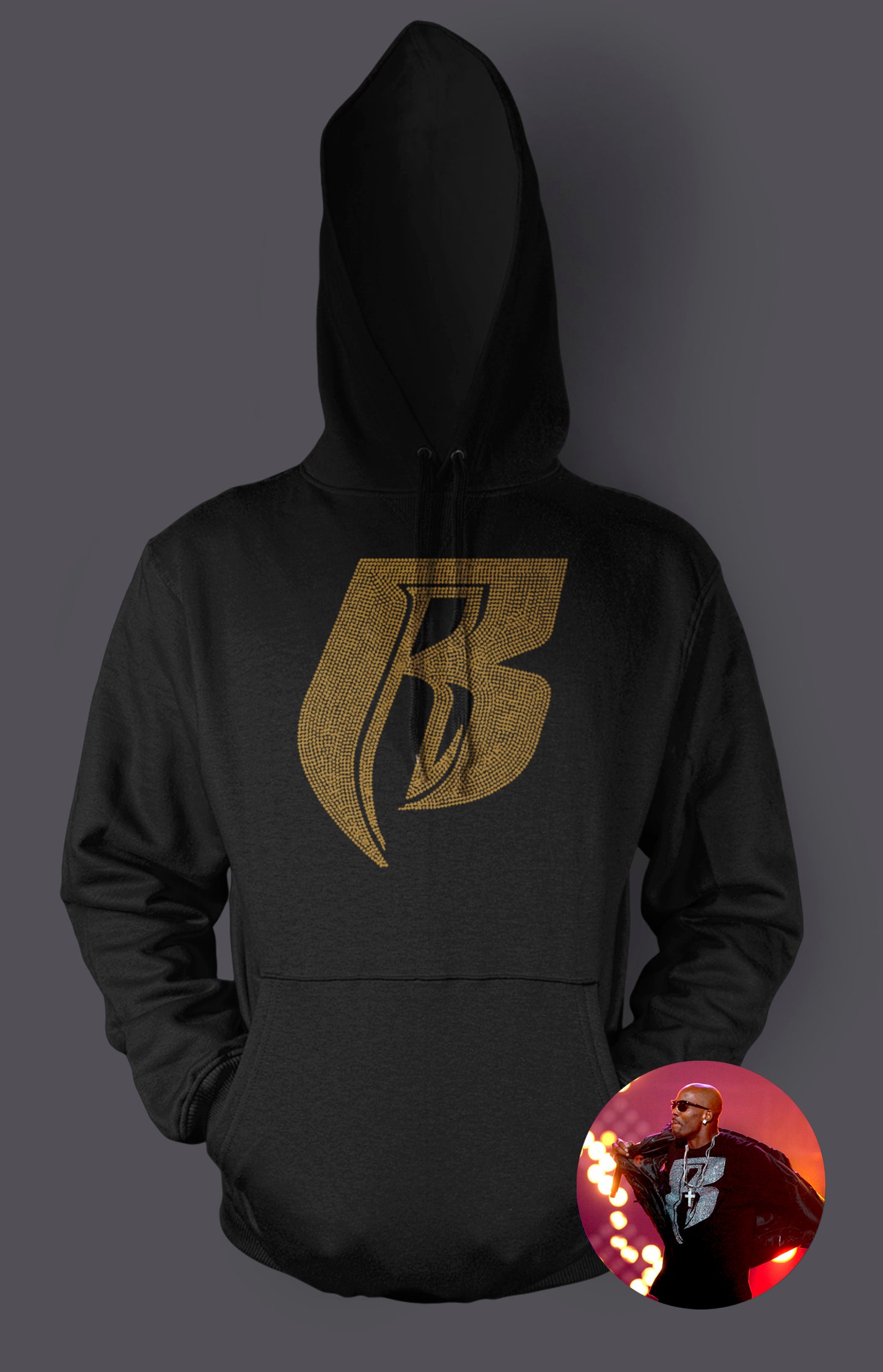 Ruff Ryders DMX Blinged out Hoodie