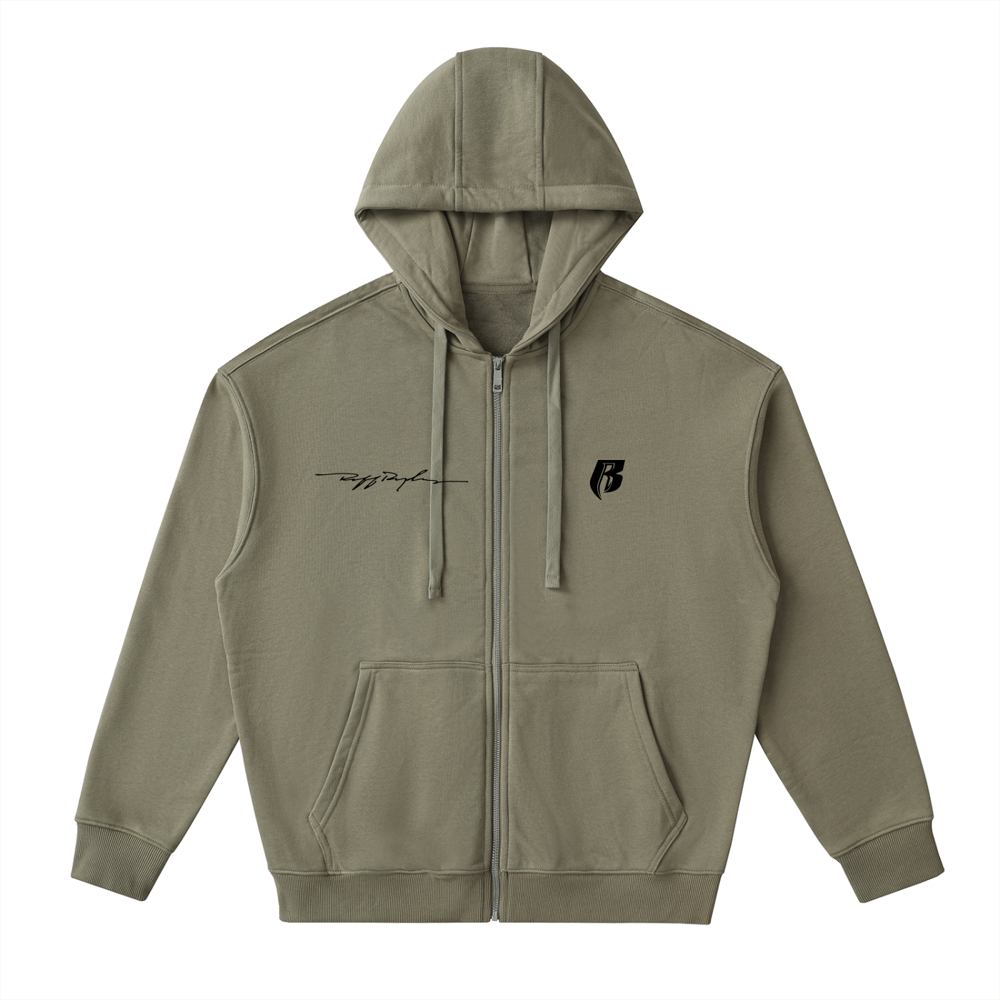 Modern RR Drop-Shoulder Zip Up Hoodie