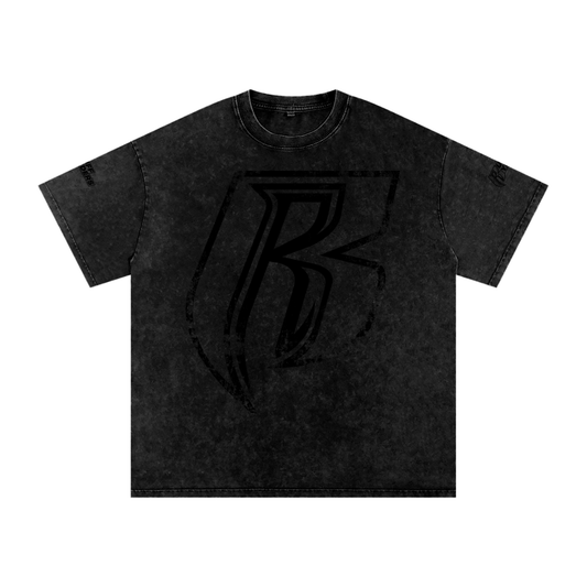 RR Snow Washed Oversized Cotton T-Shirt