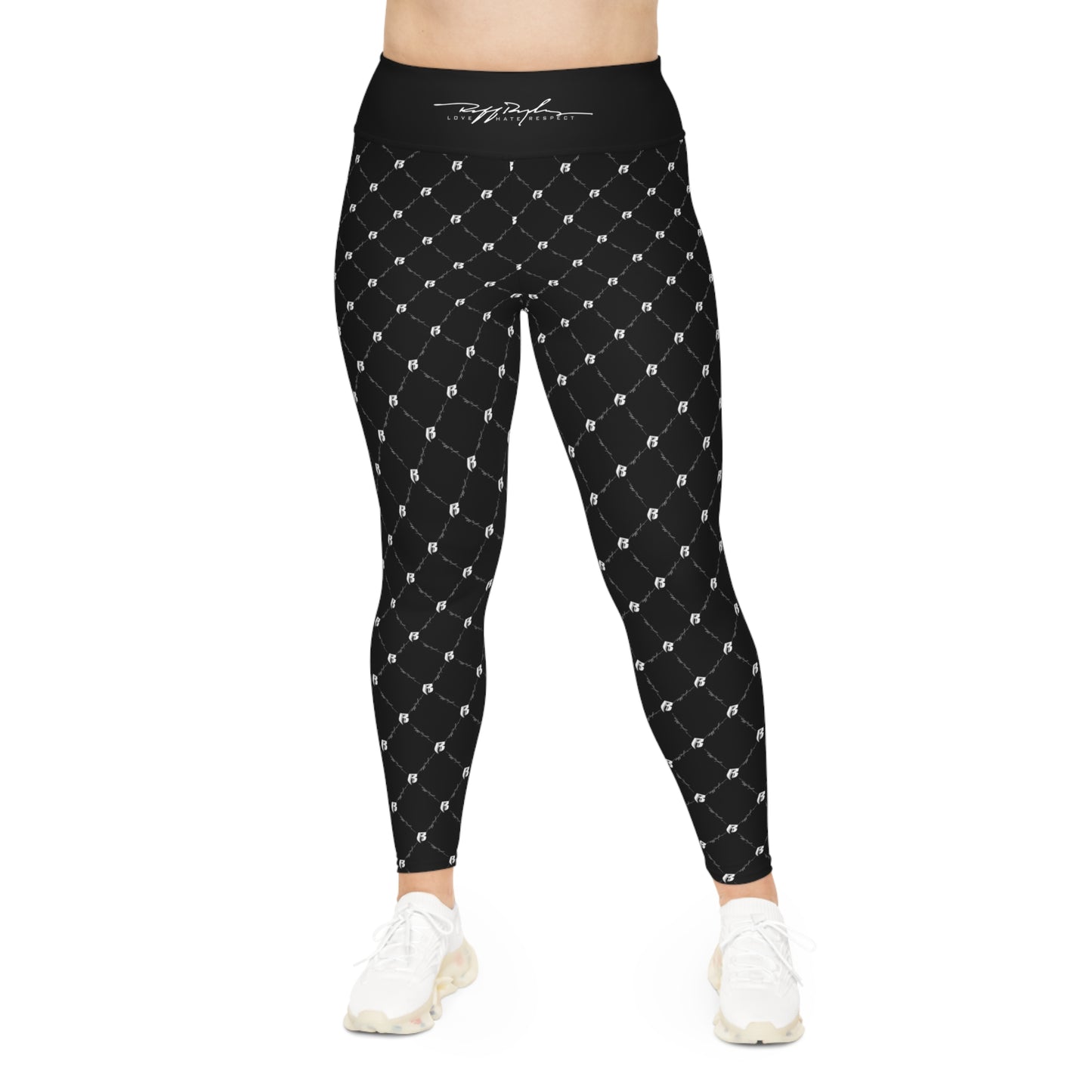 Plus Size Pattern Leggings — High-Waist