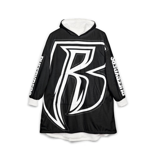 Ruff Ryders Logo Hooded Blanket - Cozy Sherpa Hoodie Blanket