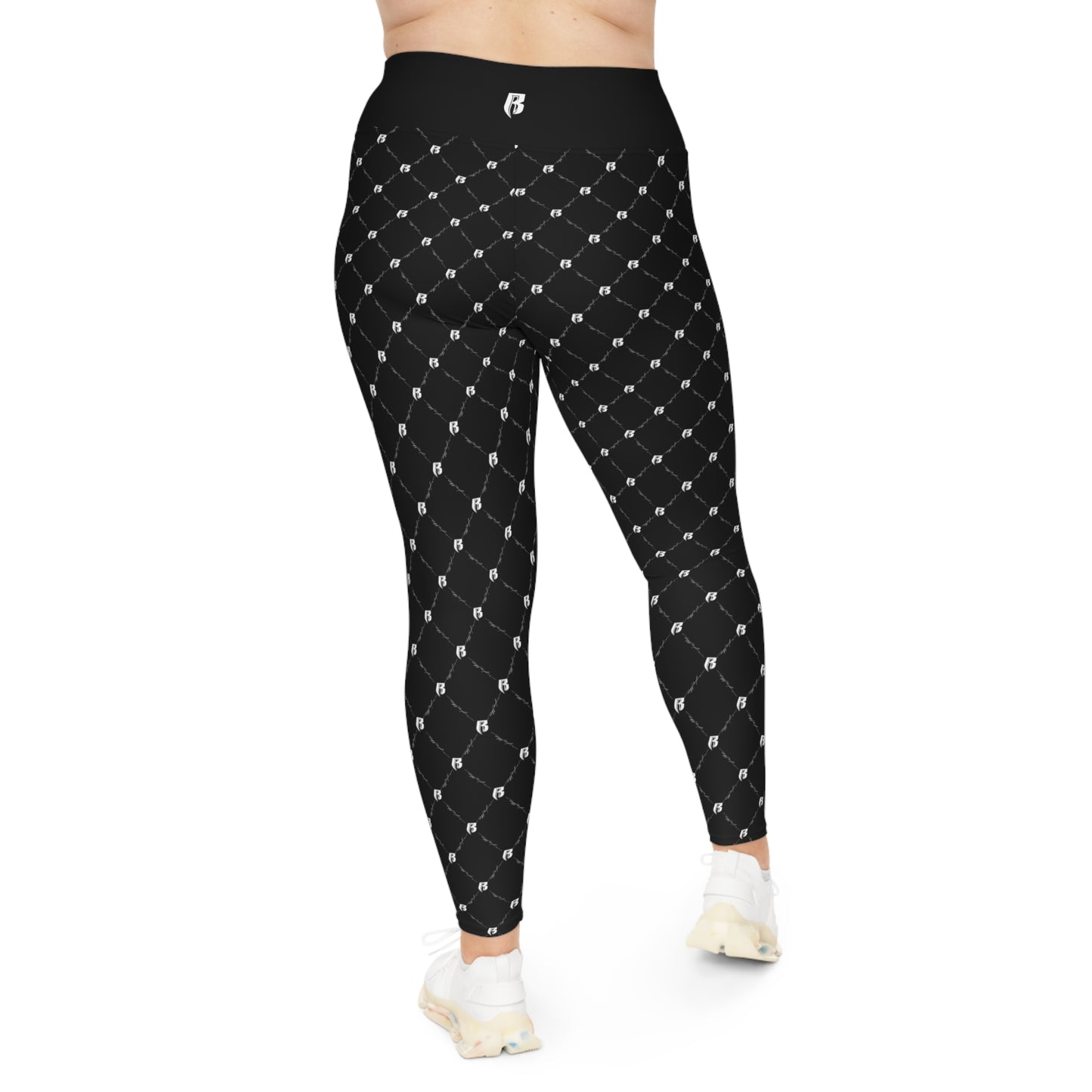 Plus Size Pattern Leggings — High-Waist