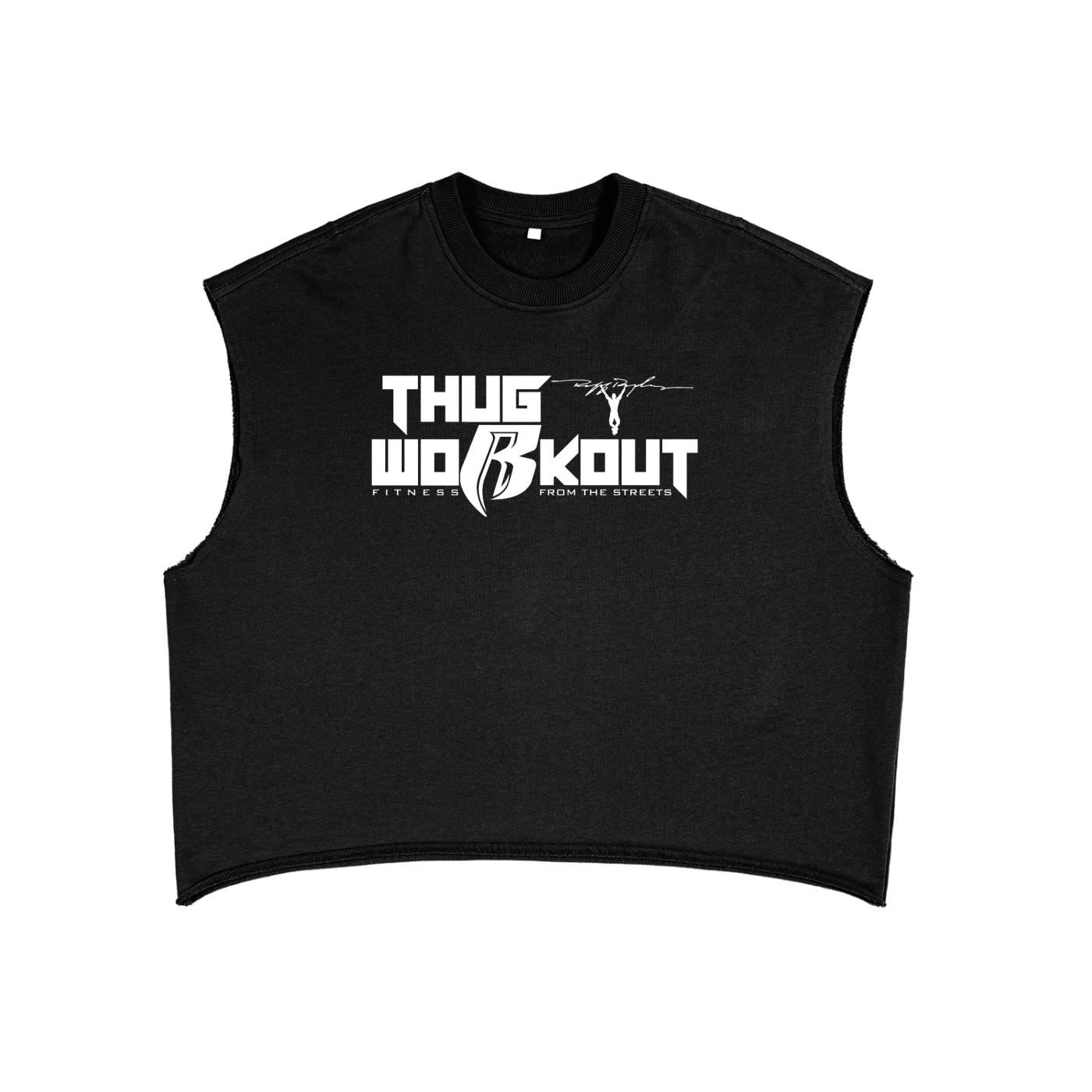 RR Thug Workout French Terry Boxy Tank Top