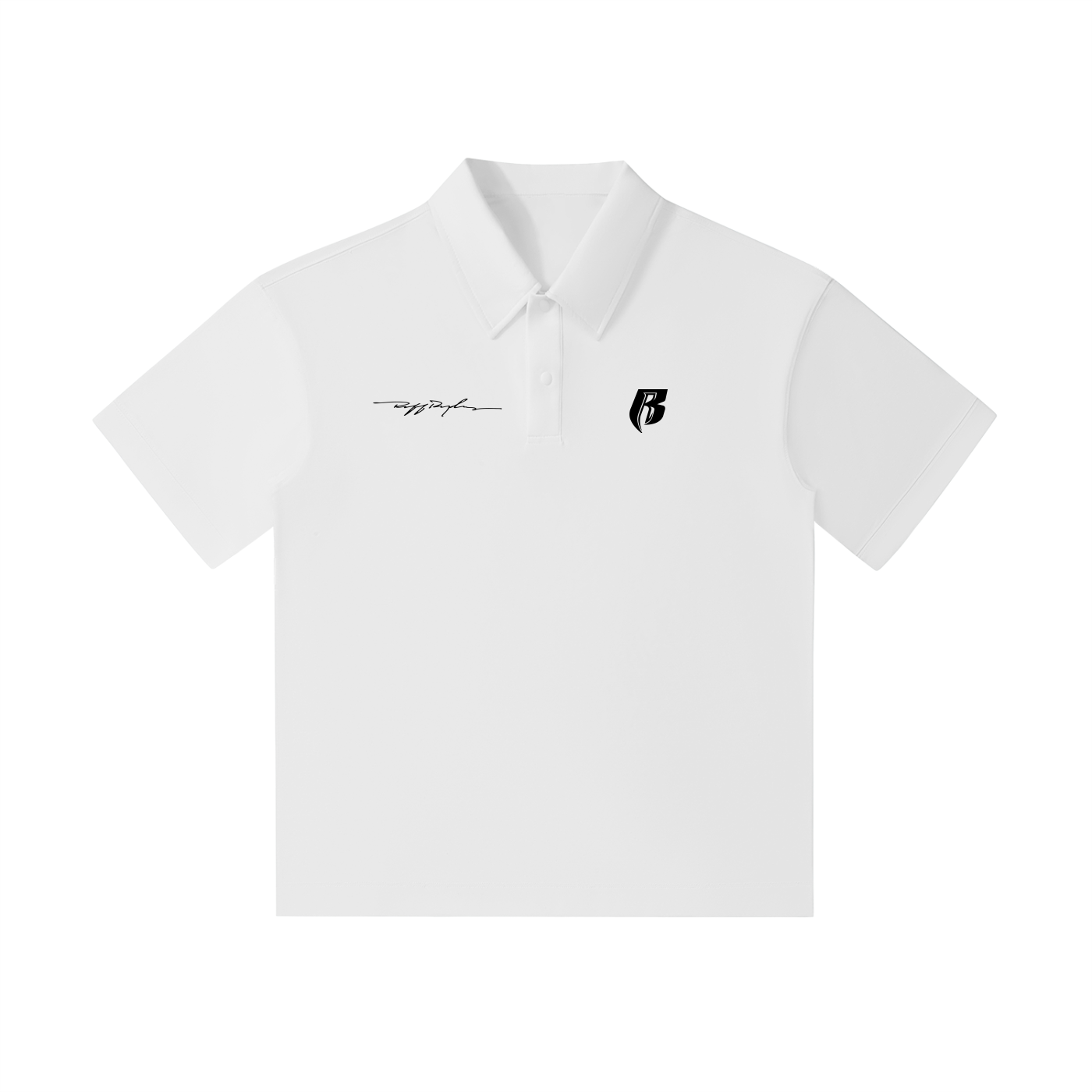 Modern R Drop Shoulder Short-Sleeve Polo