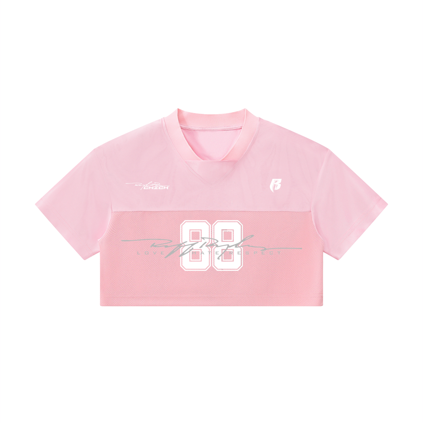 RR Women’s Cropped Paneled V-Neck Jersey
