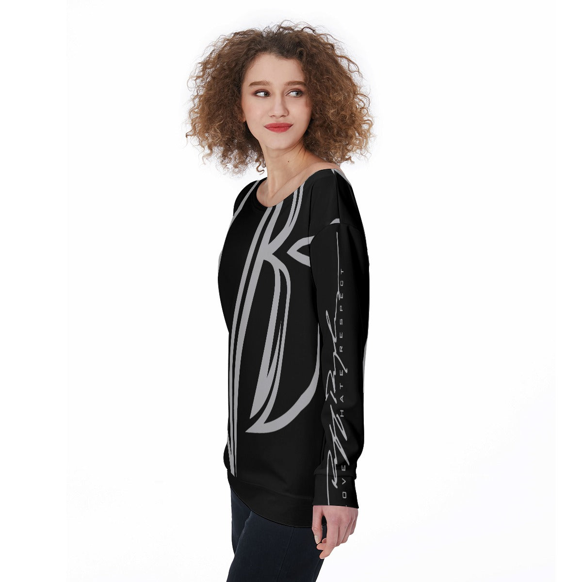 Stencil R Off The Shoulder Sweater