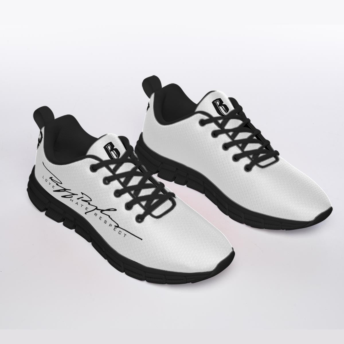 Blk & Wht Men's Sports Shoes