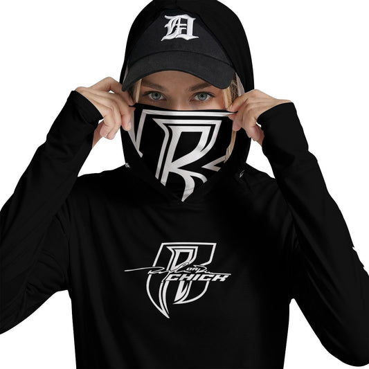 RR Chick Hooded Face-Cover Sun Protection Tshirt