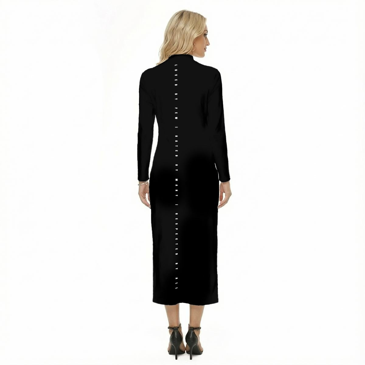 RR Hip Dress With Black Zipper