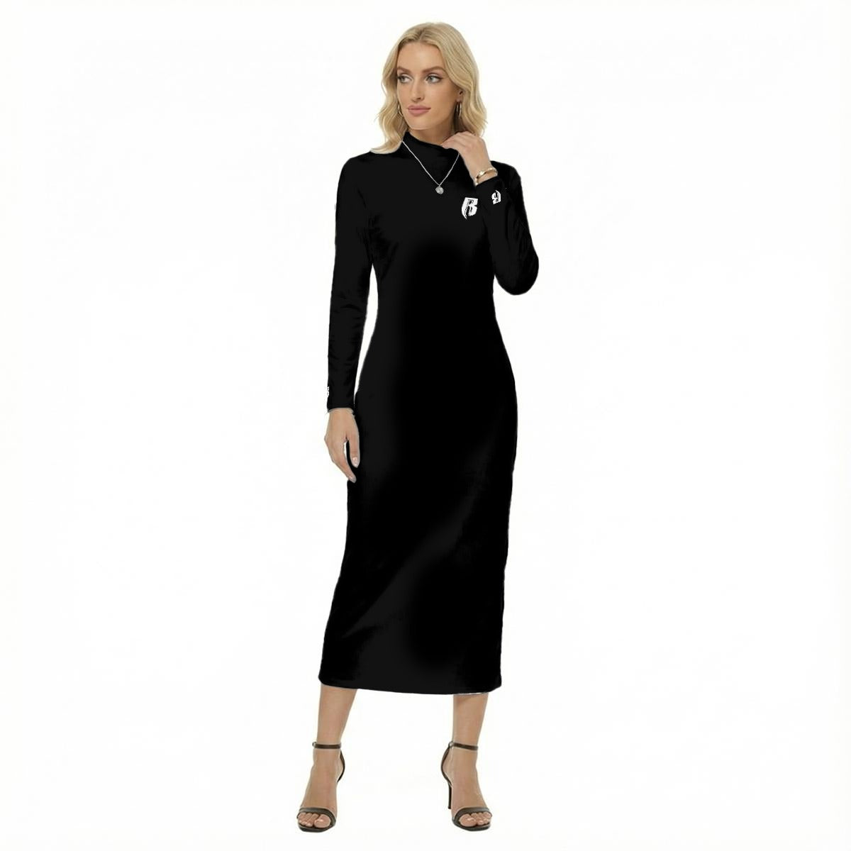 RR Hip Dress With Black Zipper