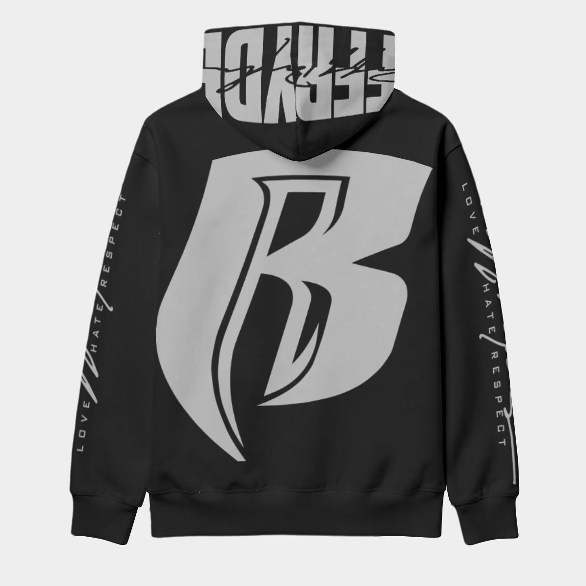 Black Modern R Hoodie