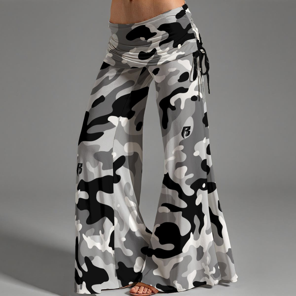 RR Camo Women's High Waist Wide Leg Pants