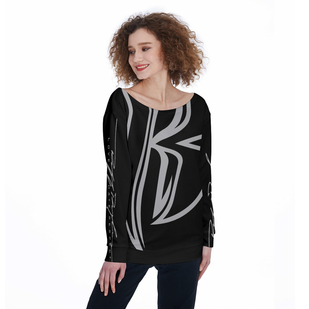 Stencil R Off The Shoulder Sweater