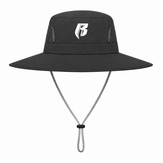 Wht R Wide Brim Sun Hat