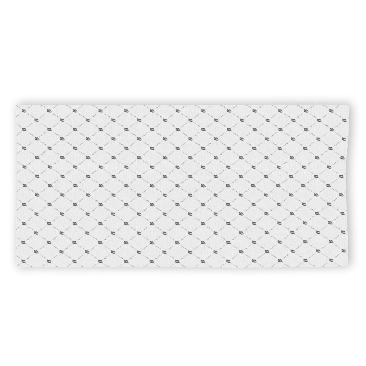 White Chainlink Adult Beach towel
