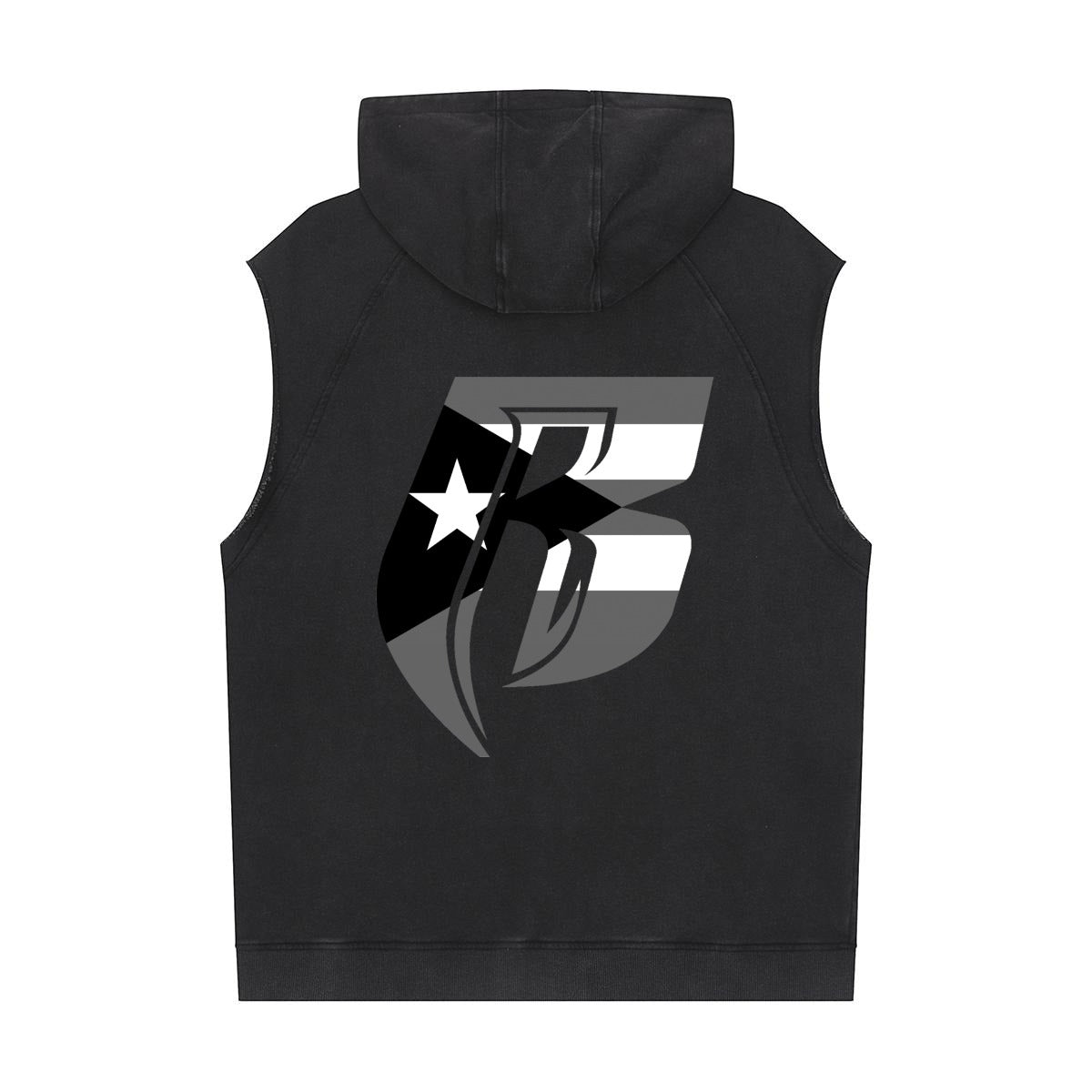 Puerto Rico  Loose Sleeveless Hoodie