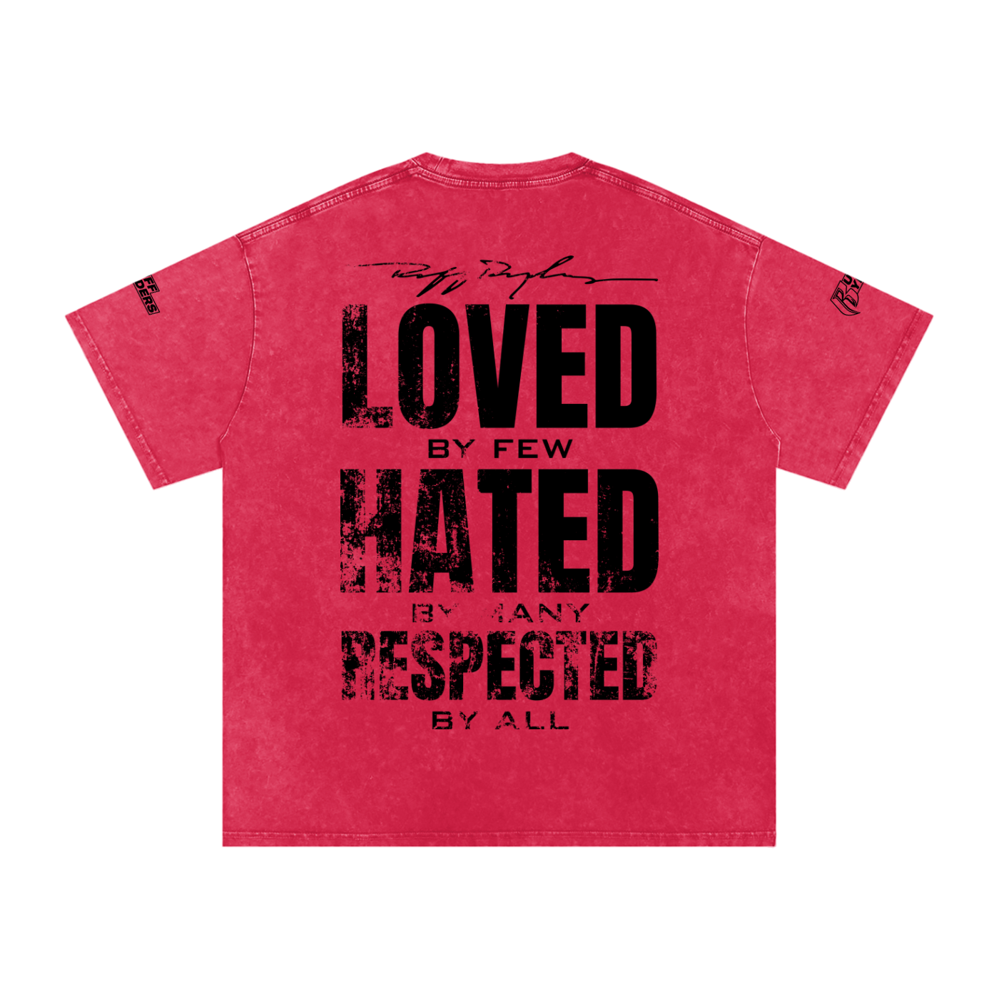 RR Snow Washed Oversized Cotton T-Shirt