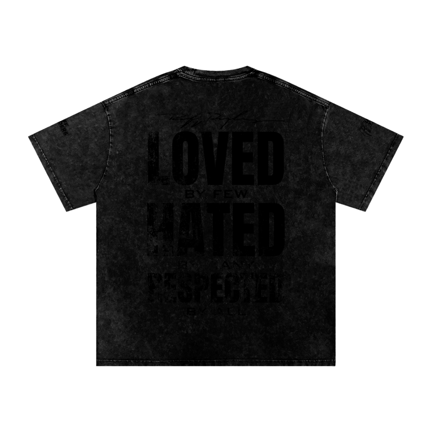 RR Snow Washed Oversized Cotton T-Shirt