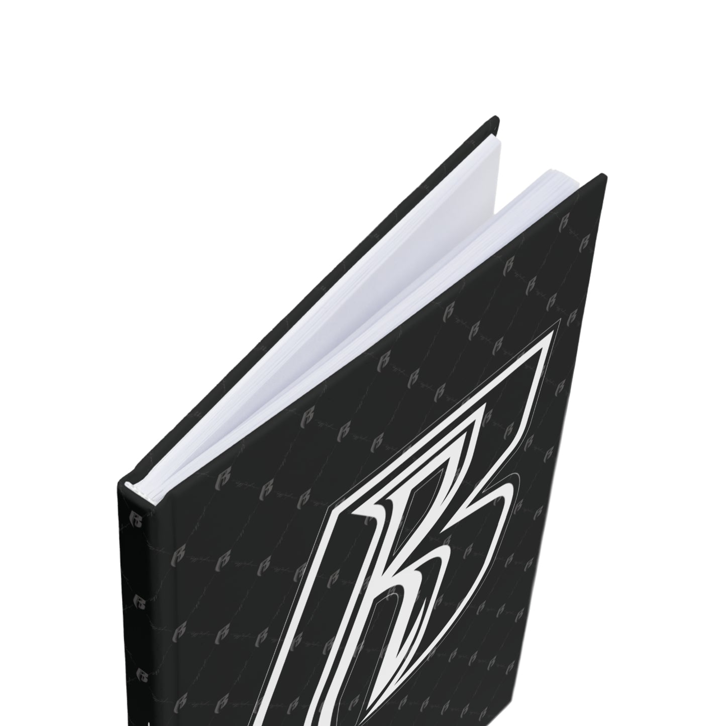 Black Monogram 'R' Hardcover Journal
