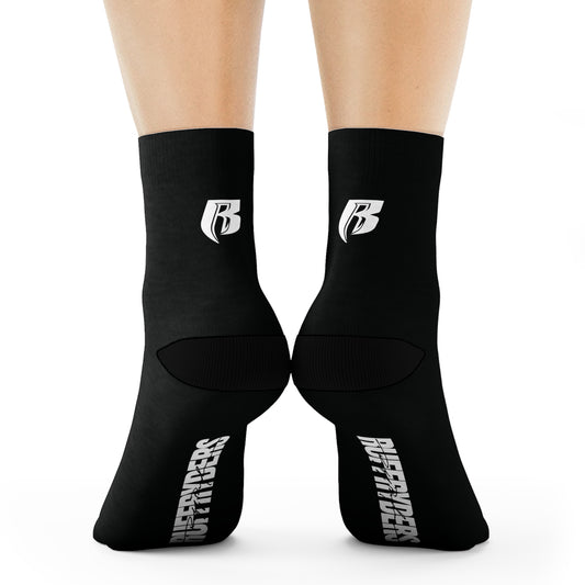 RuffRyders Black Crew Socks
