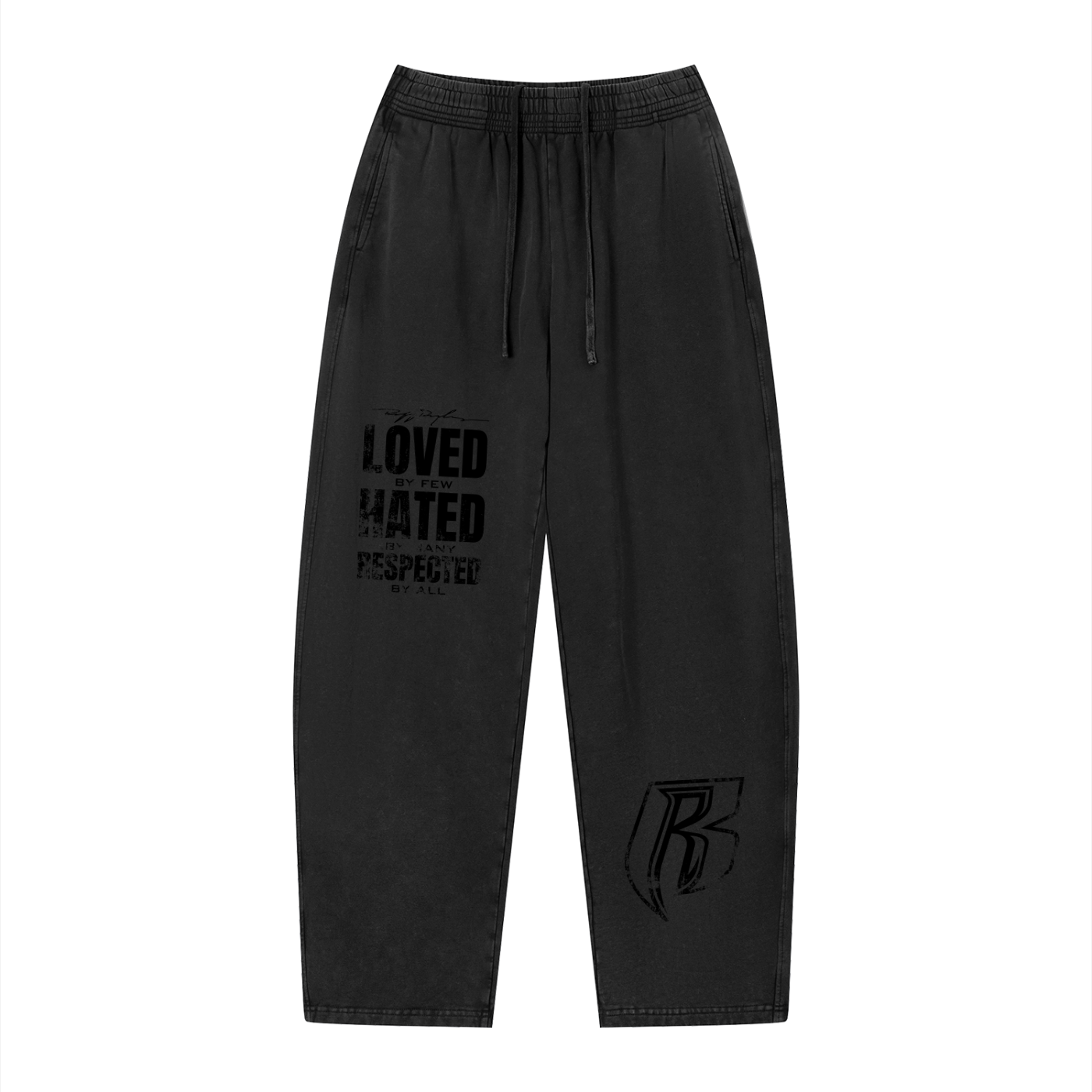 Unisex Vintage Wash Loose Ruff Ryder Sweatpants