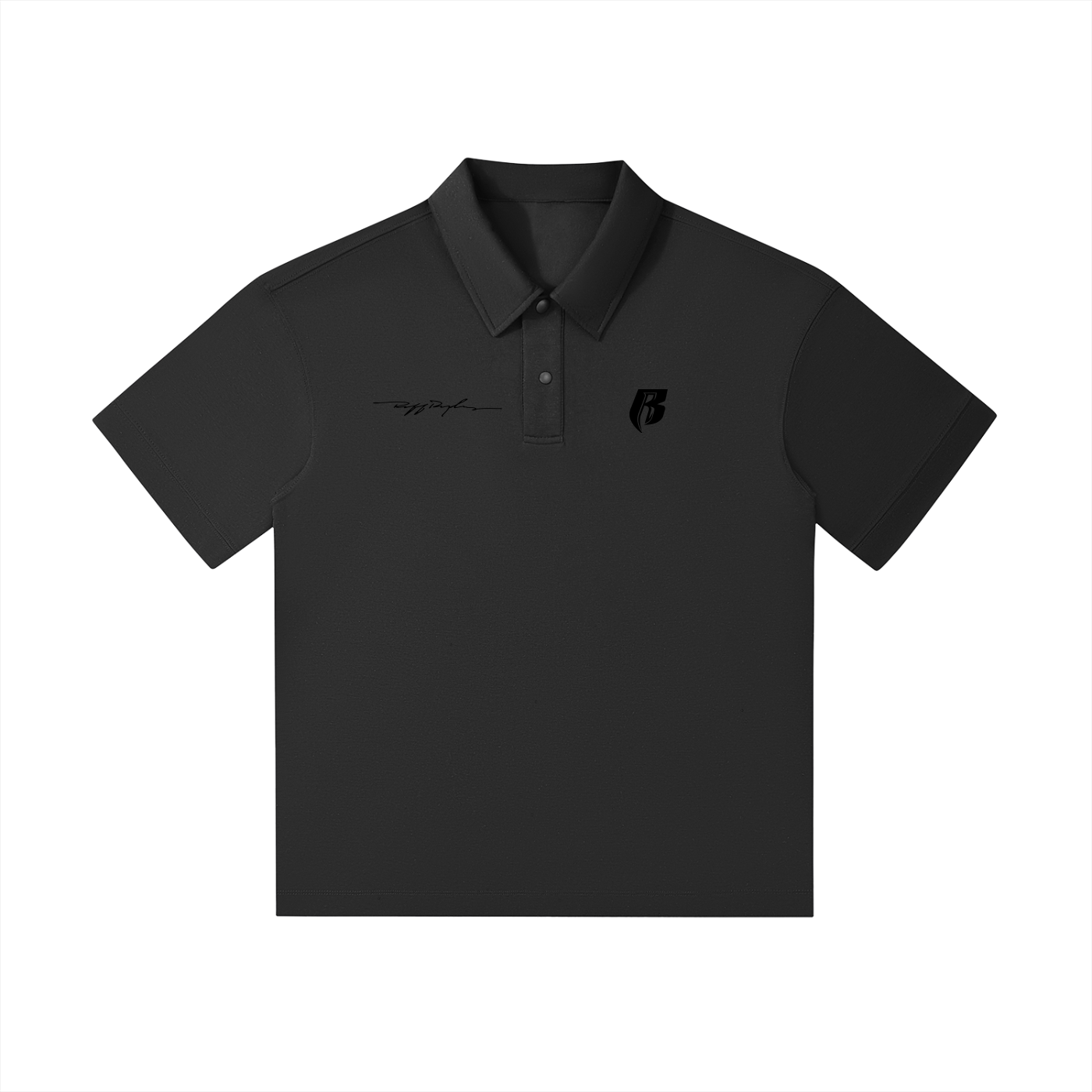 Modern R Drop Shoulder Short-Sleeve Polo