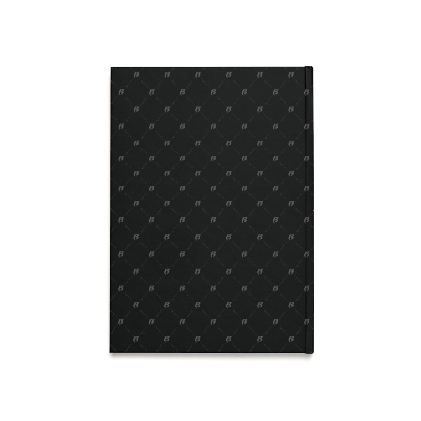 Black Monogram 'R' Hardcover Journal