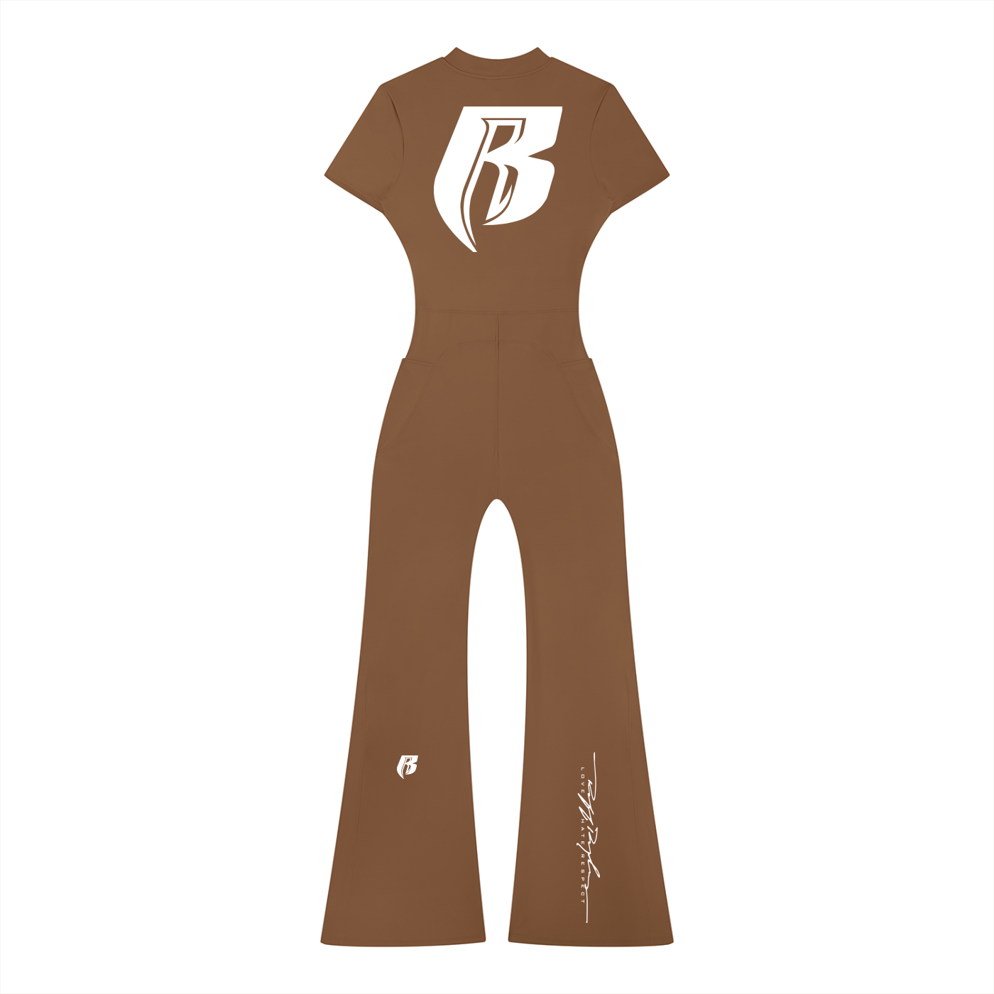 RR Women’s Tight Flared Leg Quarter-Zip Jumpsuit