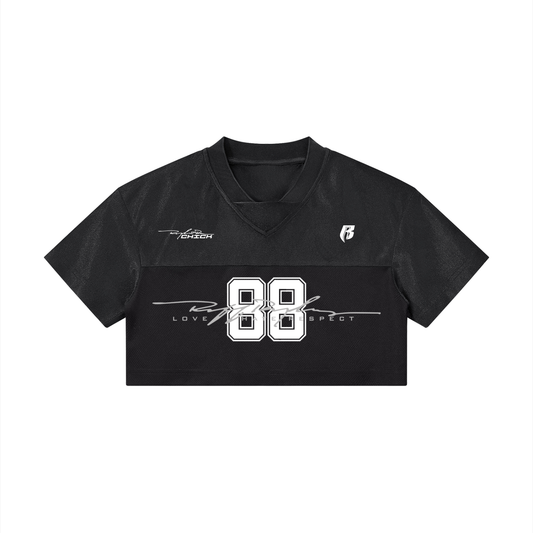 RR Women’s Cropped Paneled V-Neck Jersey
