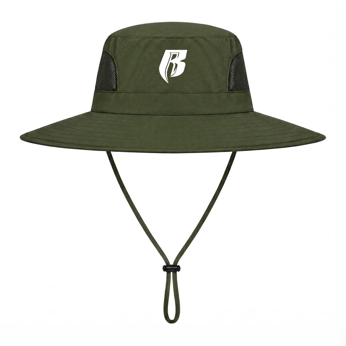 Wht R Wide Brim Sun Hat
