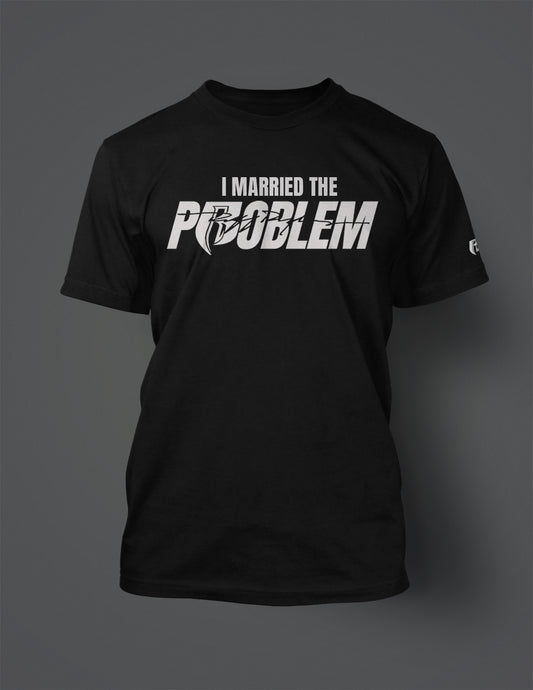 I MARRIED THE PROBLEM SILVER REFLECTIVE