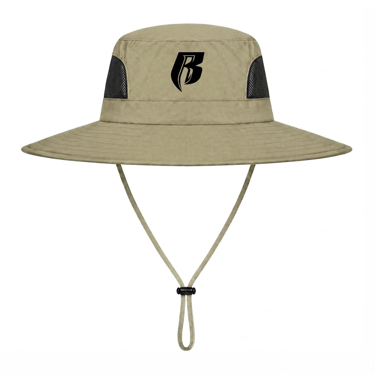 Blk RR Wide Brim Sun Hat
