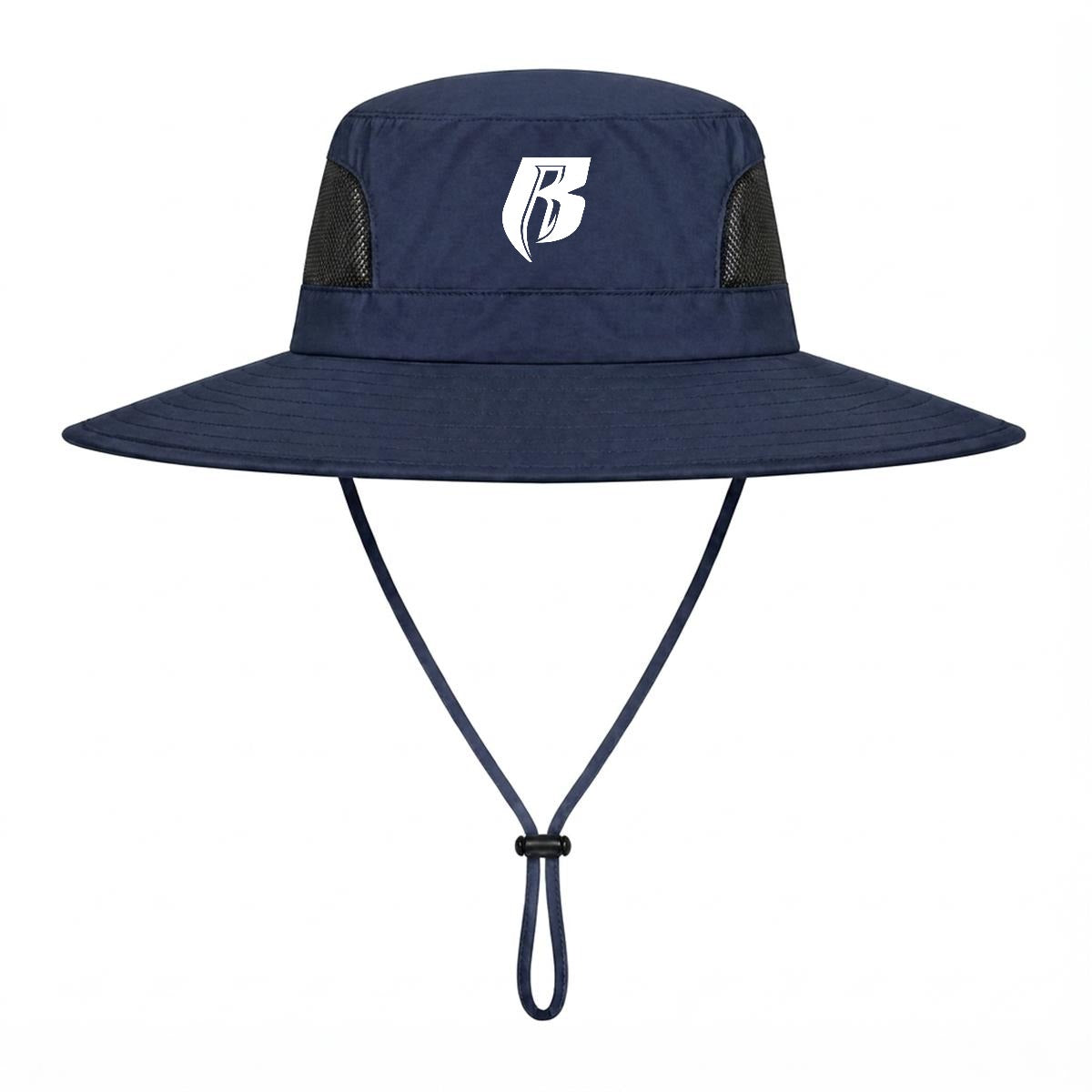Wht R Wide Brim Sun Hat
