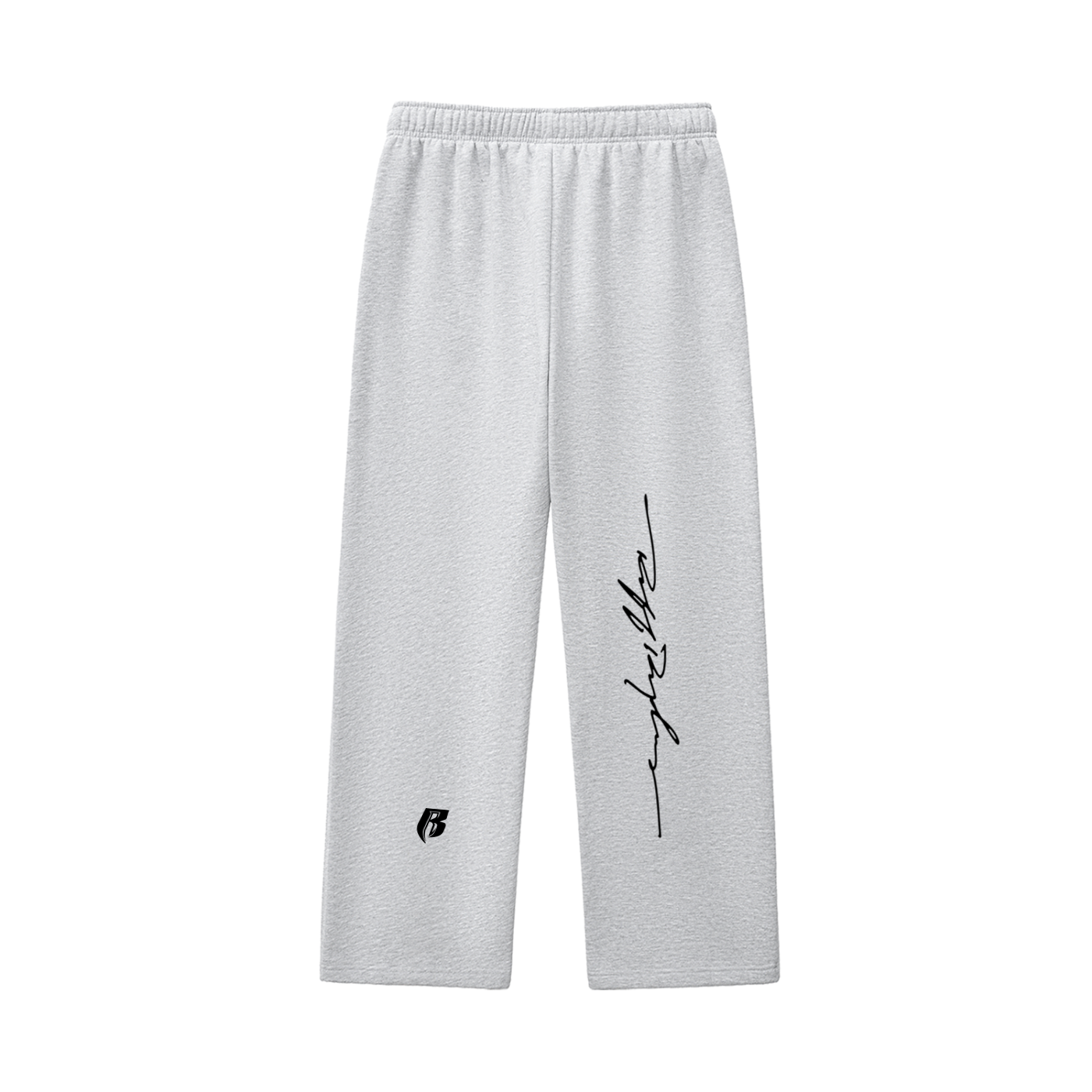 RR Modern Contrast-Stitched Fleece Sweatpants