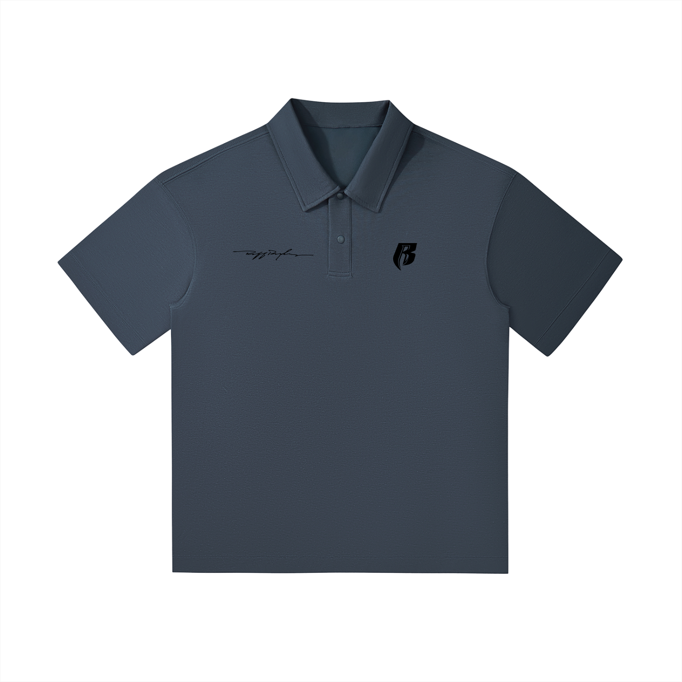 Modern R Drop Shoulder Short-Sleeve Polo