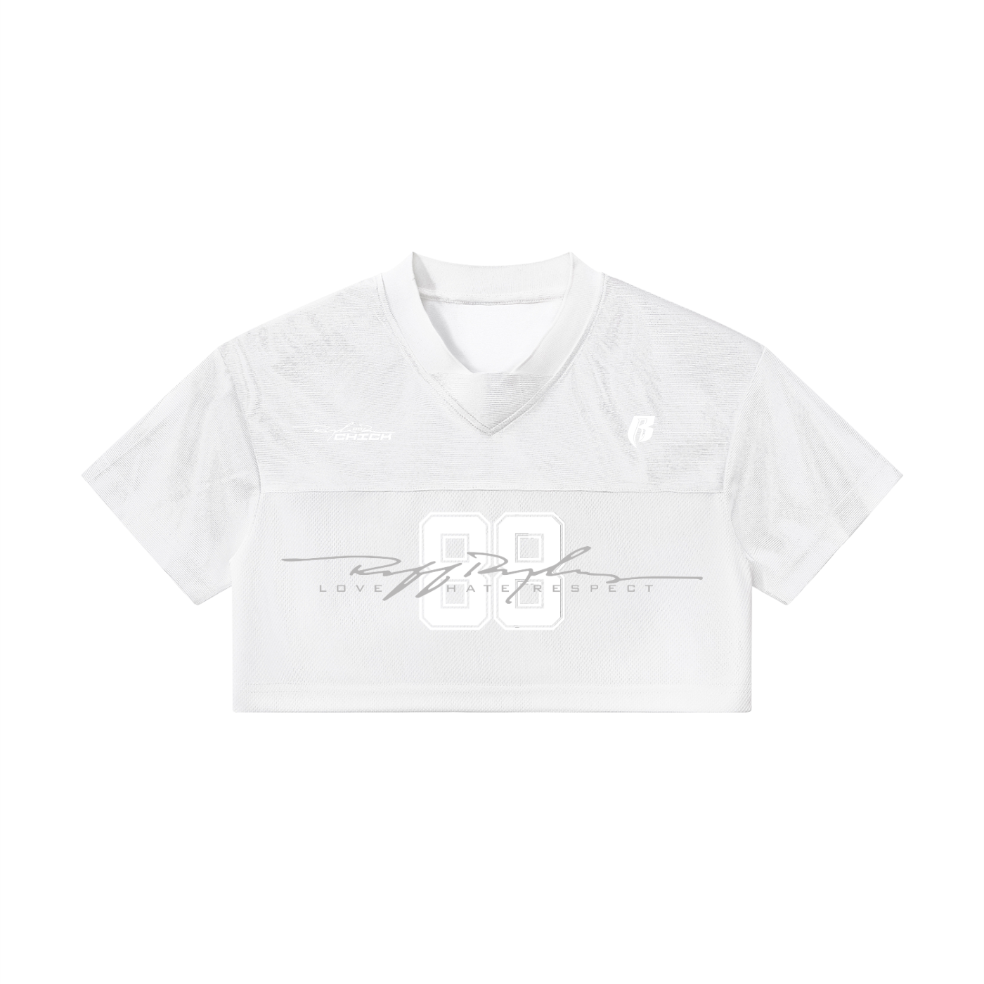 RR Women’s Cropped Paneled V-Neck Jersey