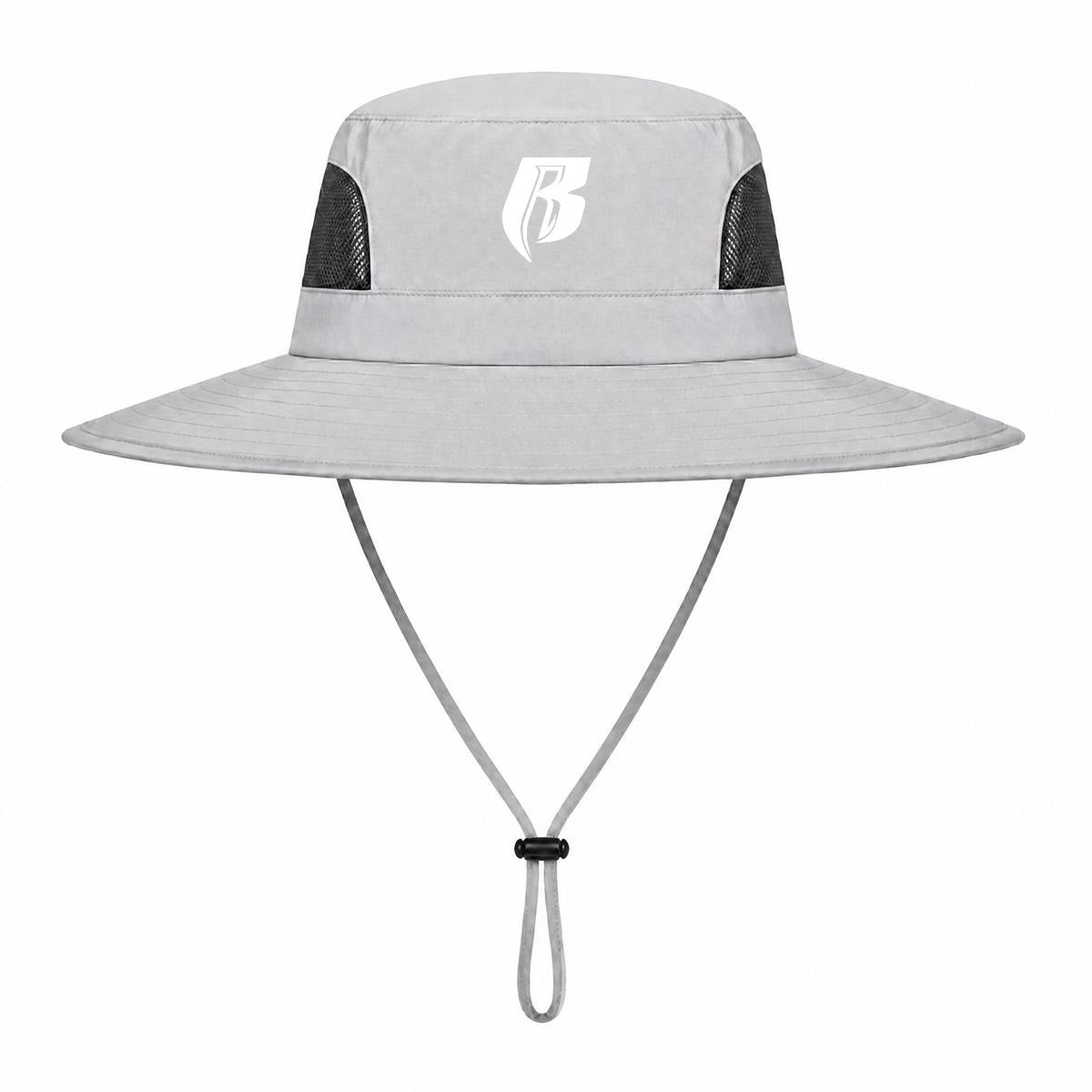 Wht R Wide Brim Sun Hat