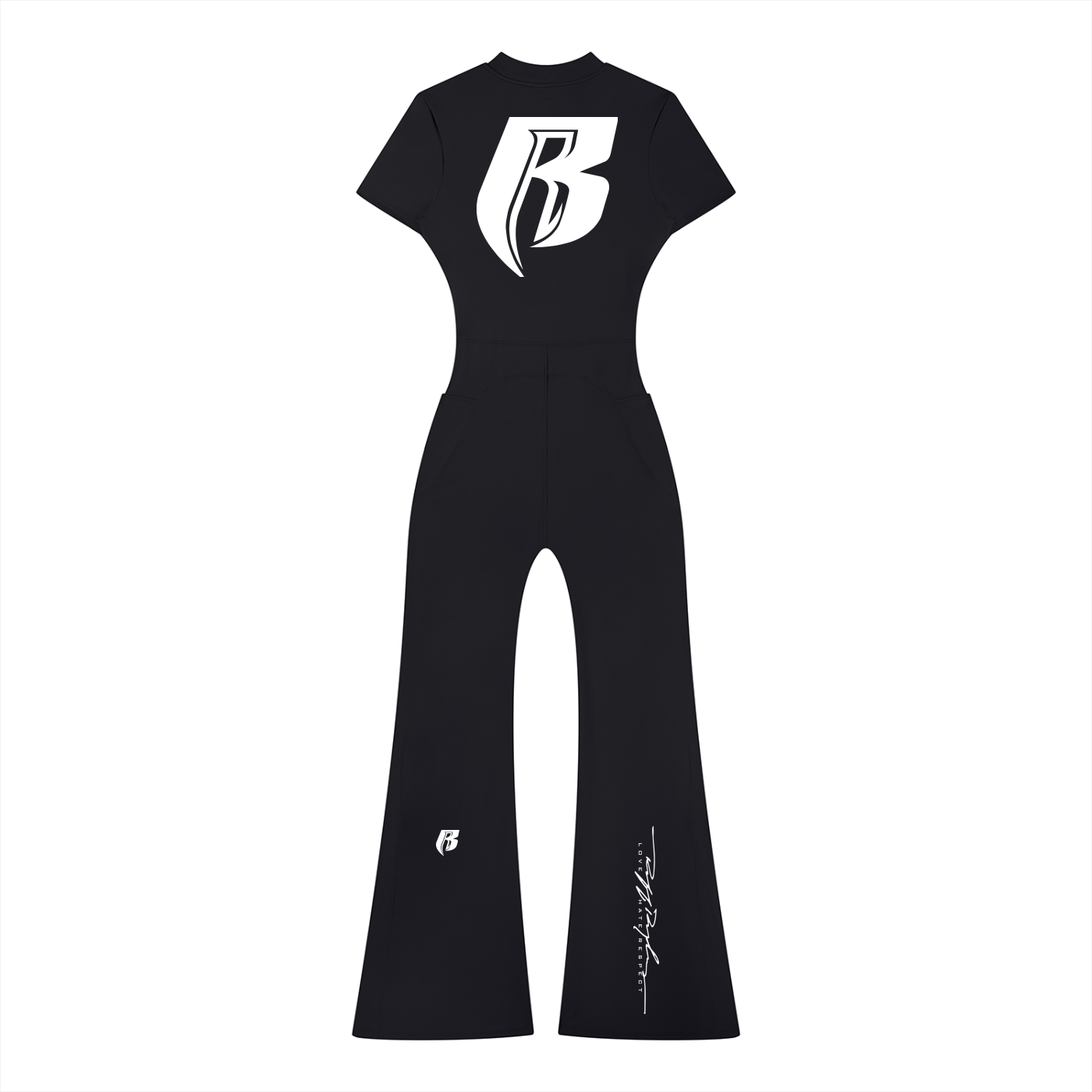 RR Women’s Tight Flared Leg Quarter-Zip Jumpsuit