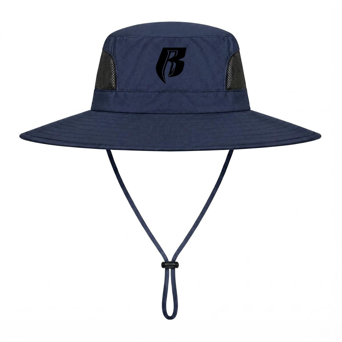 Blk RR Wide Brim Sun Hat