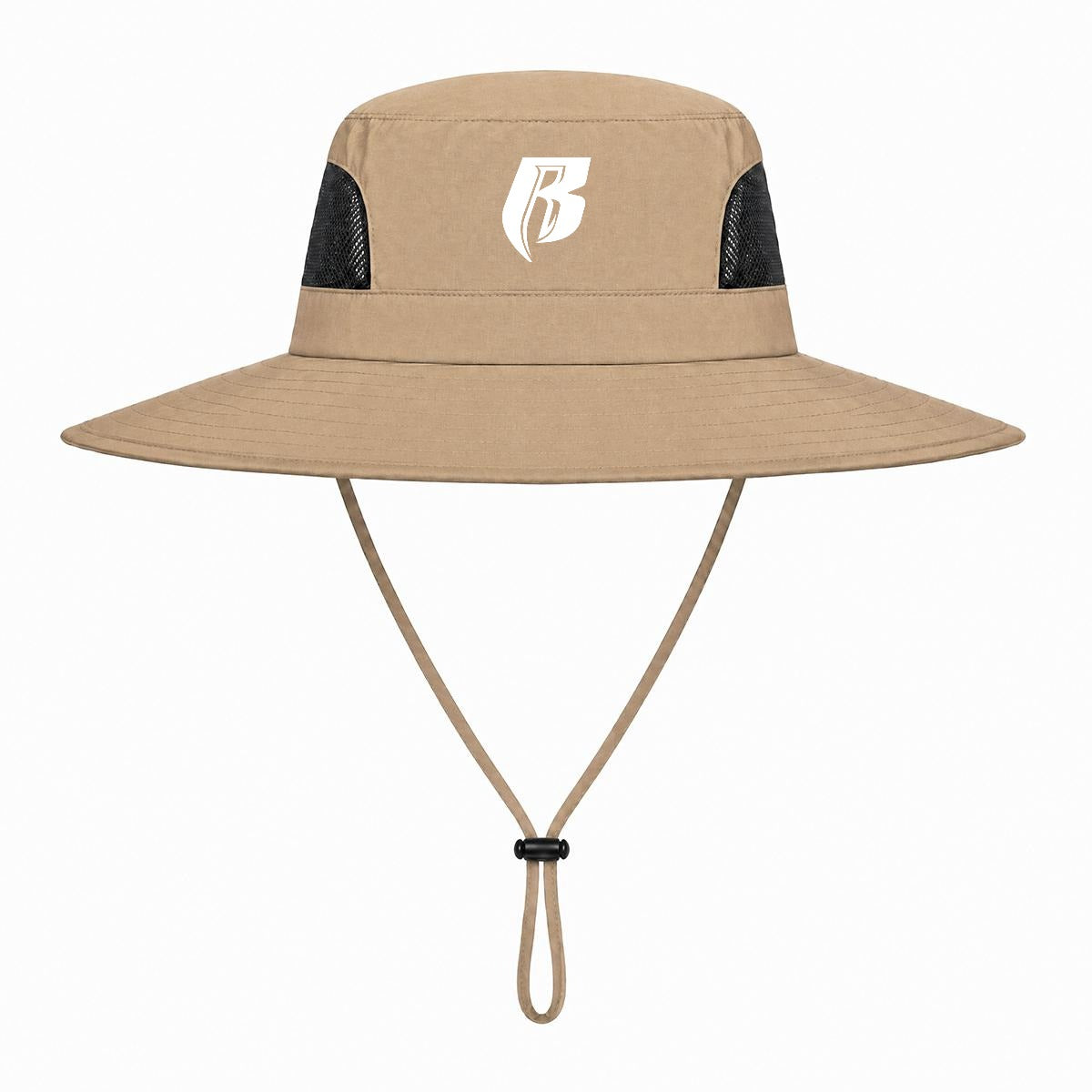 Wht R Wide Brim Sun Hat