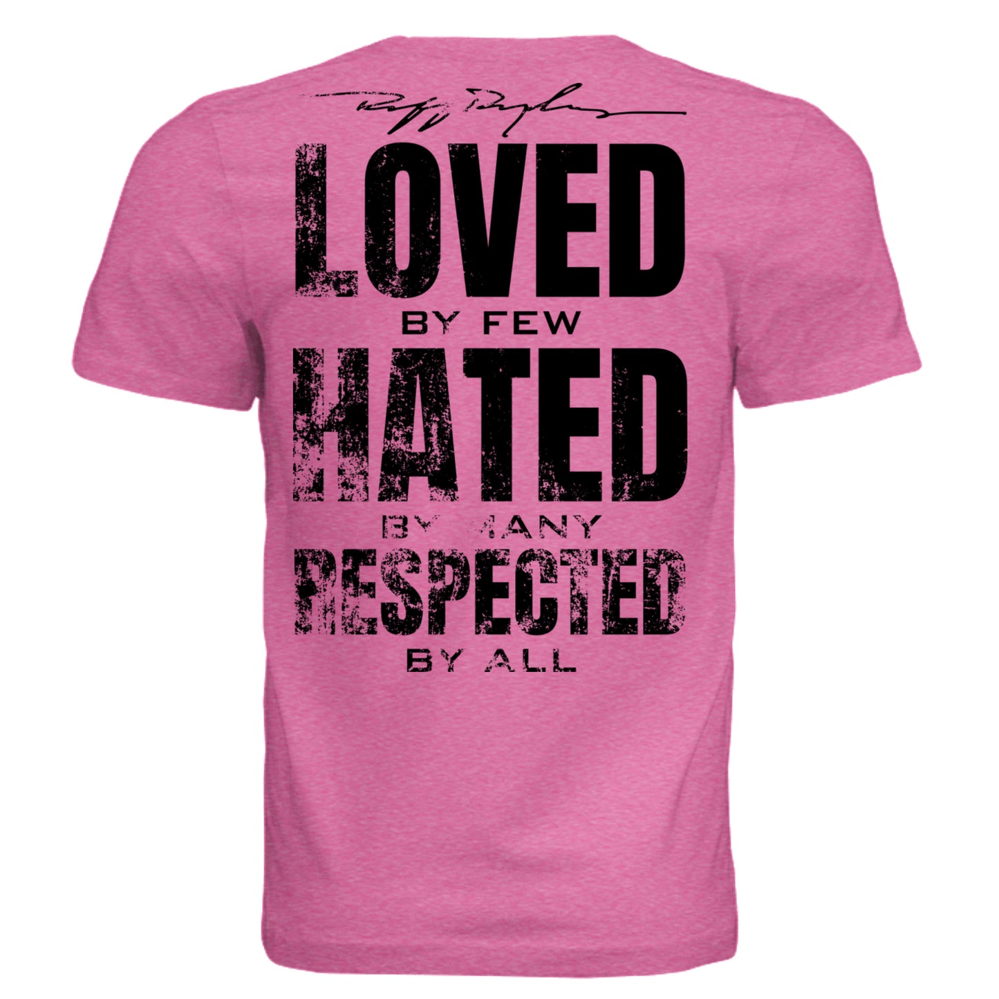 Charity Pink Triblend - 3413C - BACK