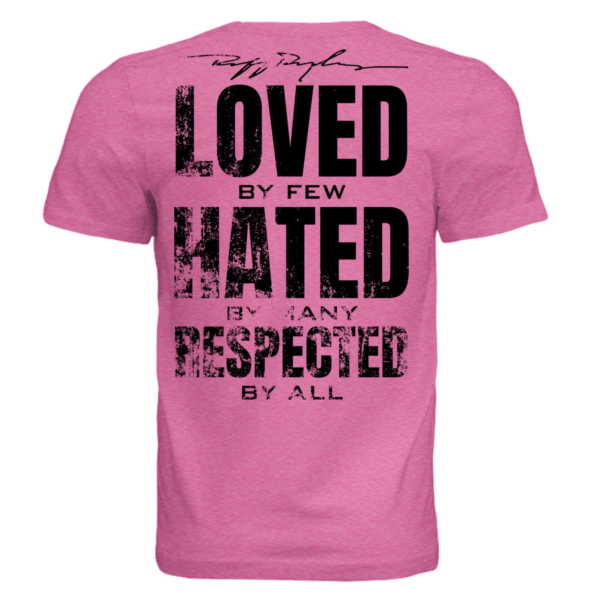Charity Pink Triblend - 3413C - BACK