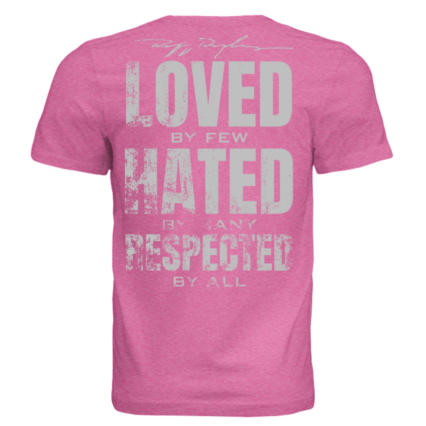 Charity Pink Triblend - 3413C - BACK