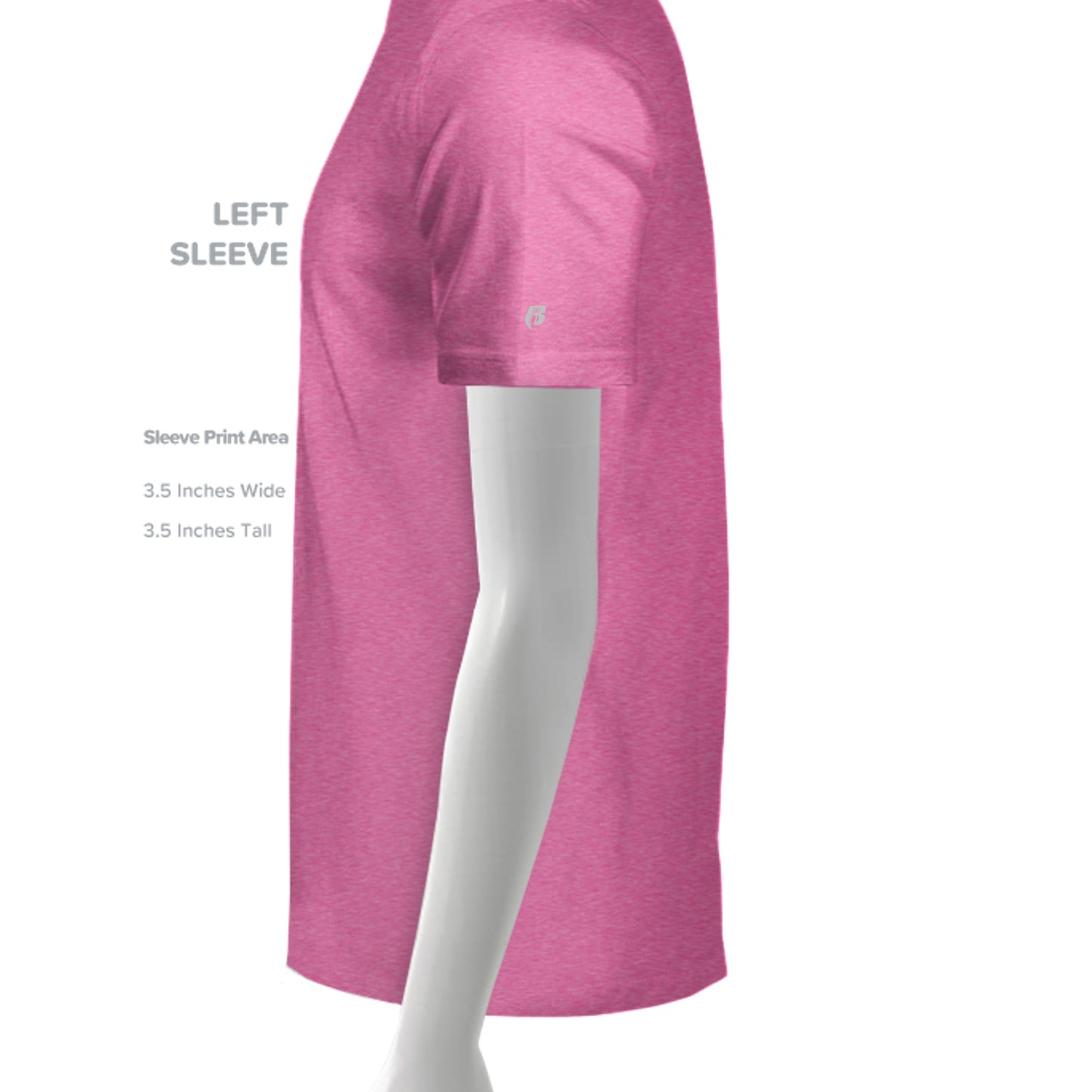 Charity Pink Triblend - 3413C - SLEEVE_LEFT