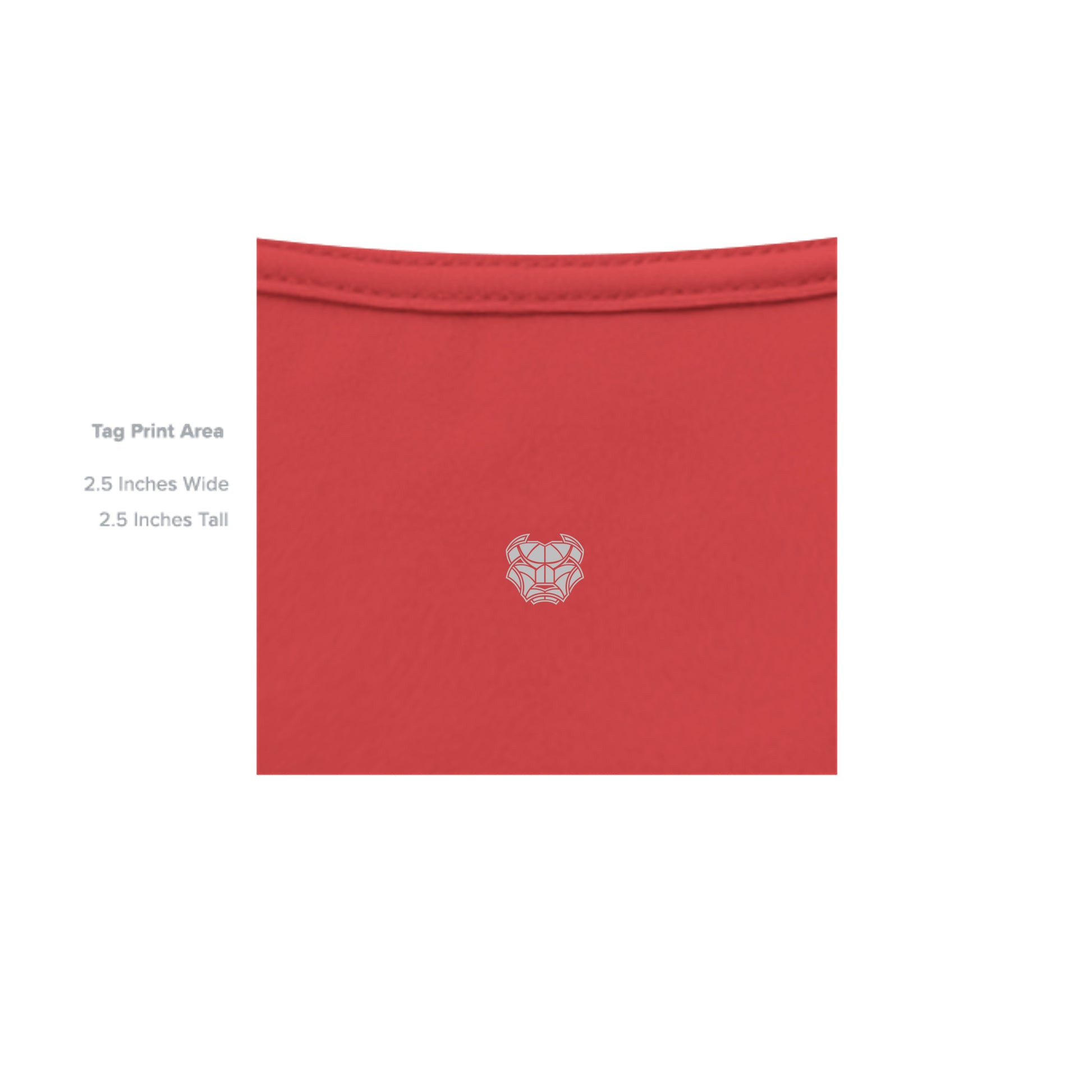 SOLID RED TRIBLN - 3413C - INSIDE_TAG_LINE