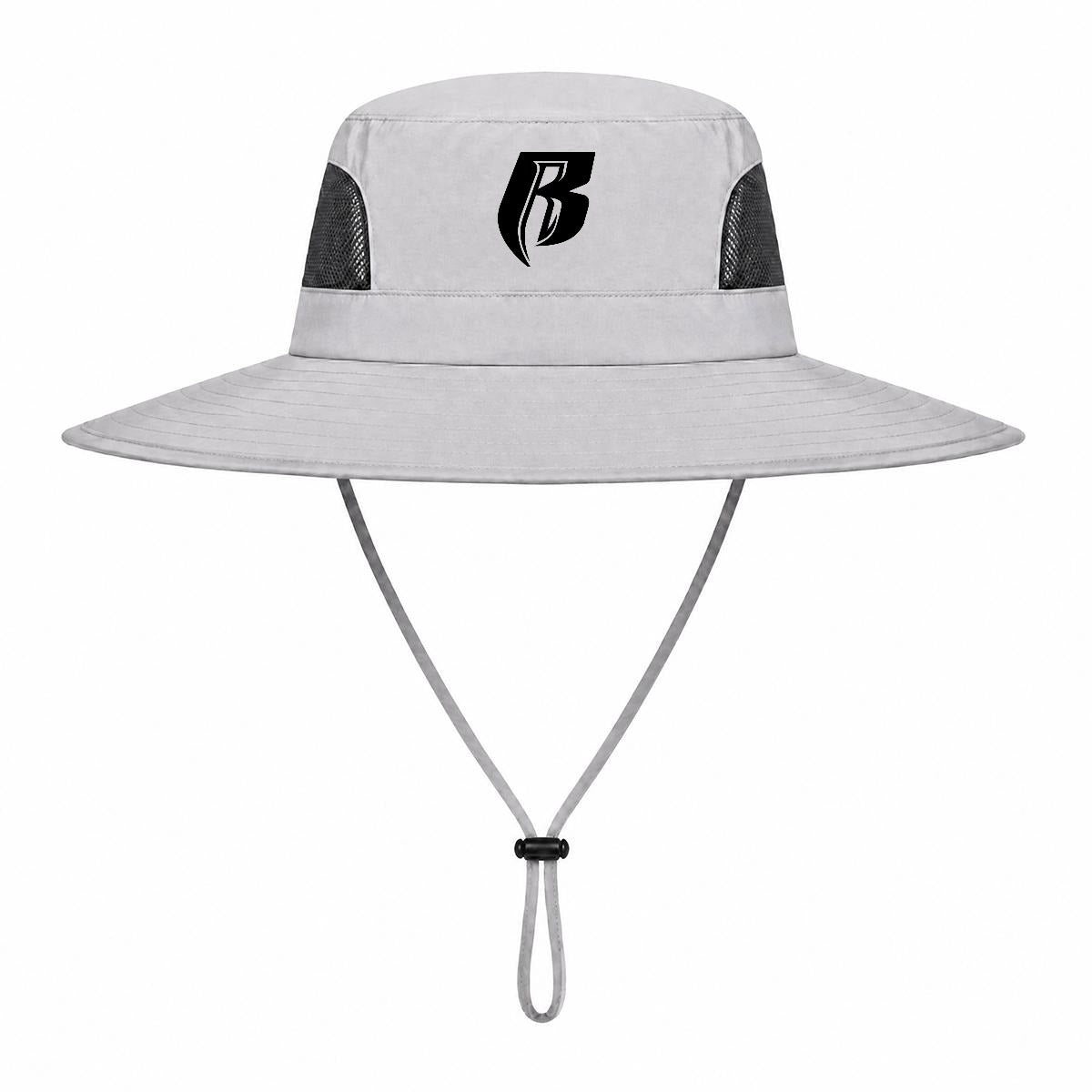 Blk RR Wide Brim Sun Hat